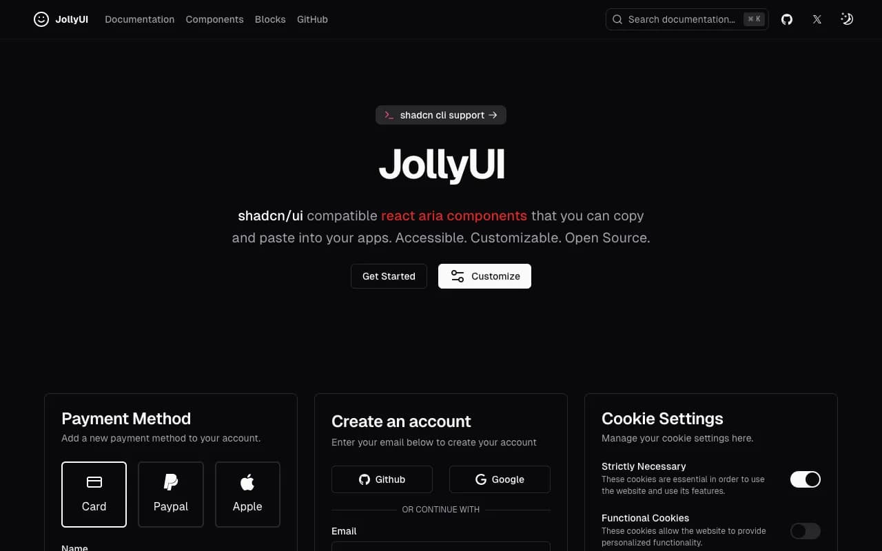JollyUI preview