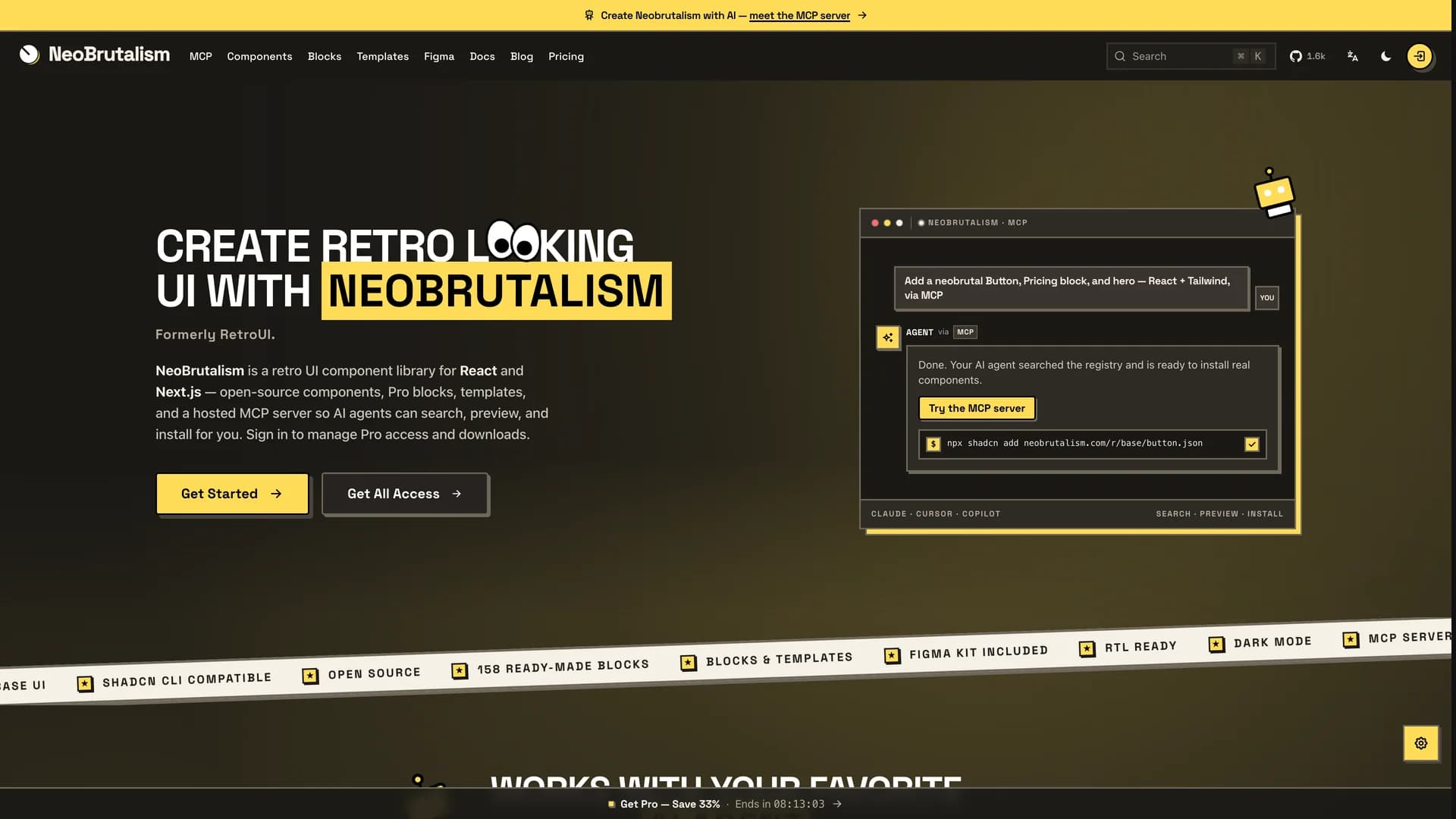 Neobrutalism Components — preview