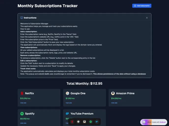 Ajnart Subs template preview