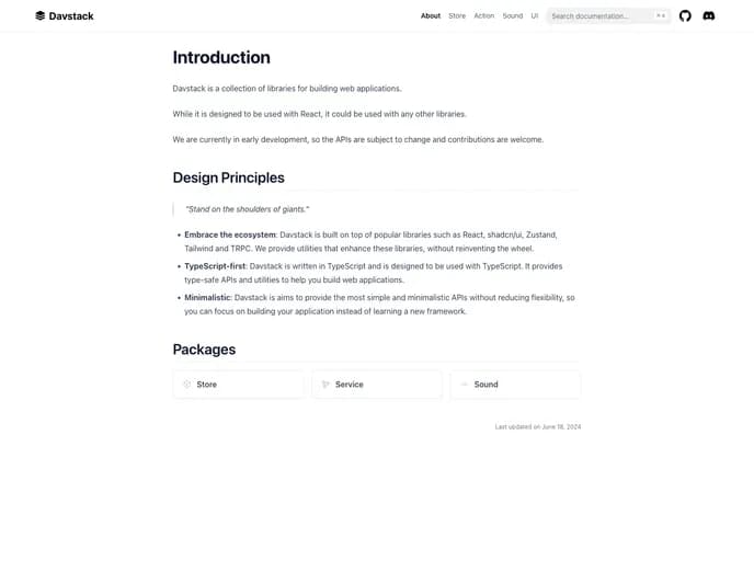 Dawidwraga Davstack template preview