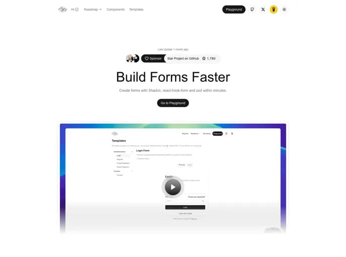 Hasanharman Form Builder template preview