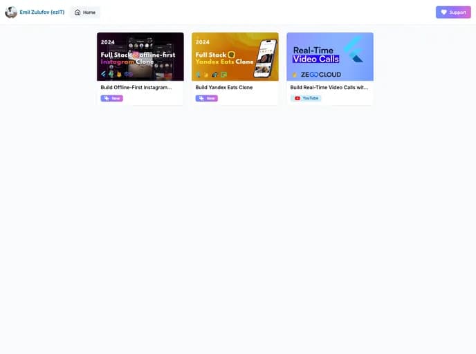 Itsezlife Yandex Eats Clone template preview