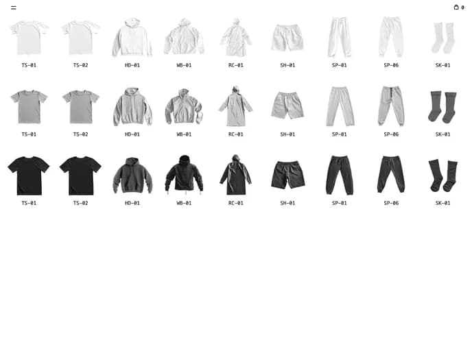 Leerob Next Minimal Store template preview