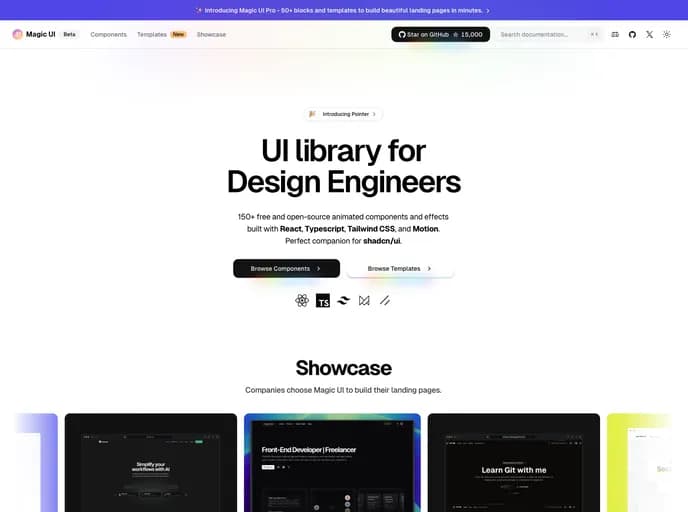 Magicuidesign Magicui template preview