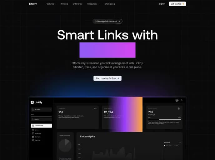 Shreyas 29 Linkify template preview