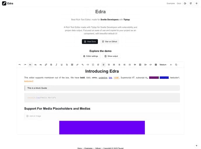 Tsuzat Edra template preview