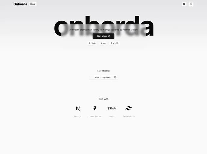 Uixmat Onborda template preview