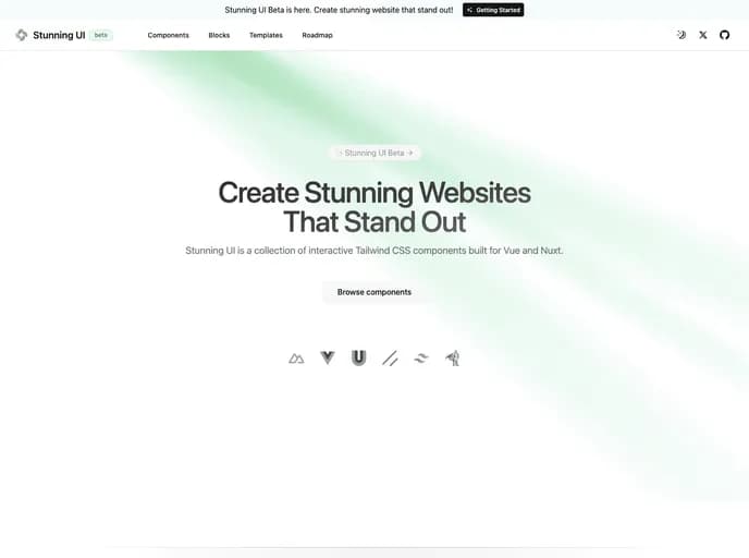 Xiaoluoboding Stunning UI template preview