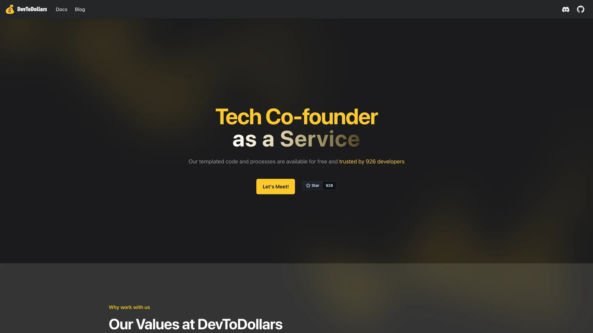 MVP Boilerplate template preview