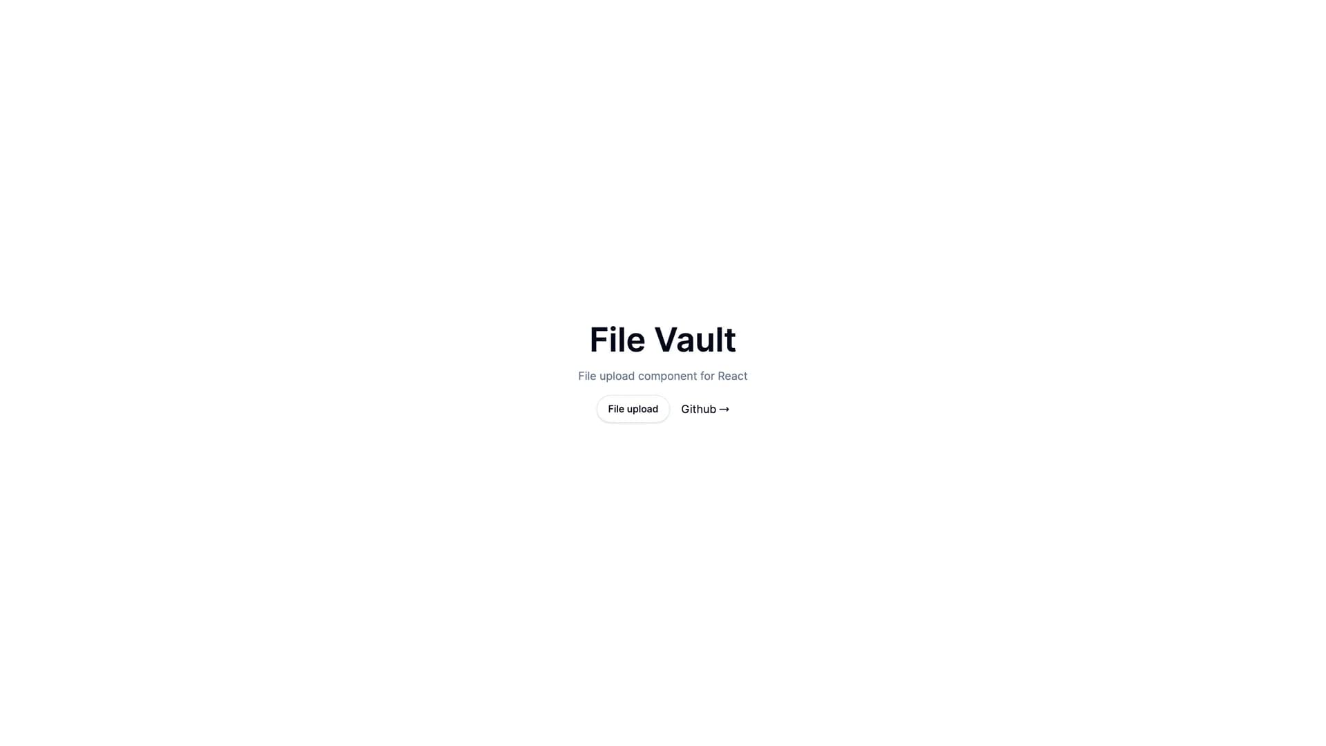 File Vault template preview