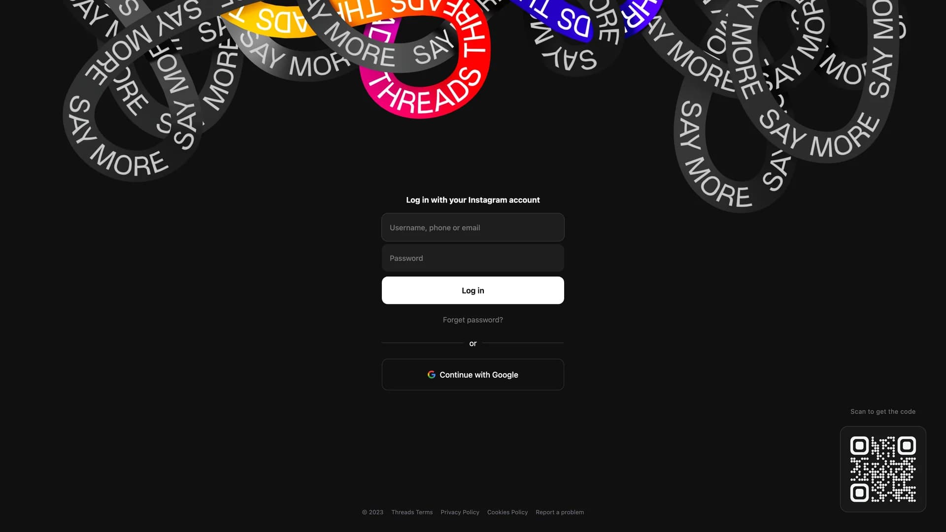 Threads Clone template preview