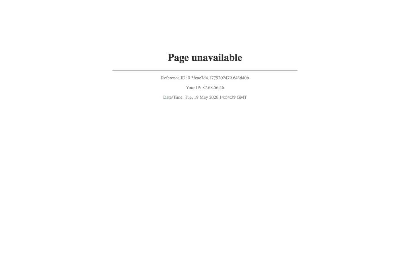 Screenshot of Dior's website at dior.com
