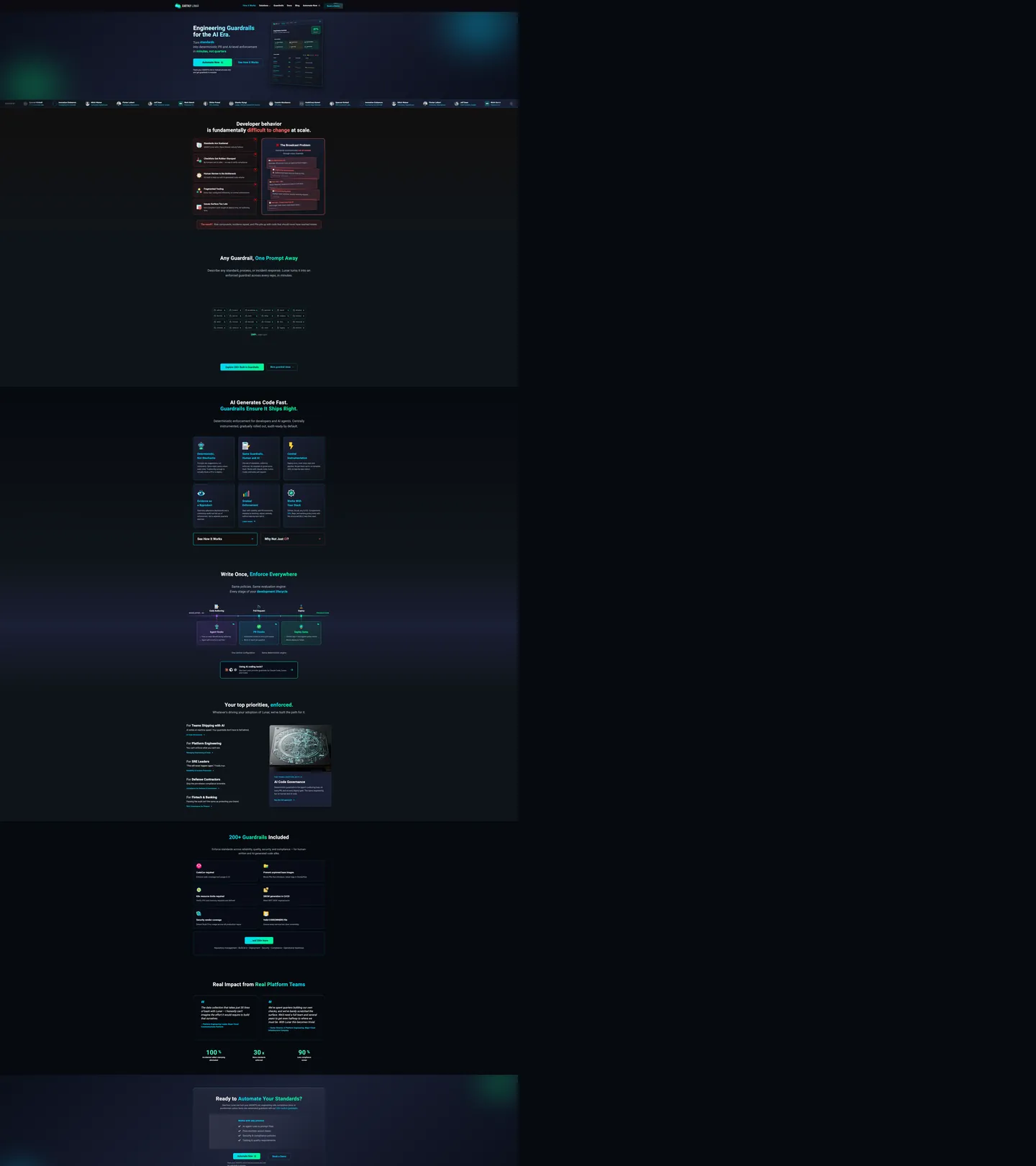 Screenshot of Earthly's website at earthly.dev