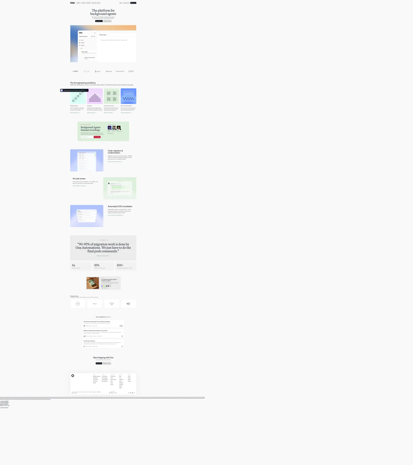 Screenshot of Gitpod's website at gitpod.io