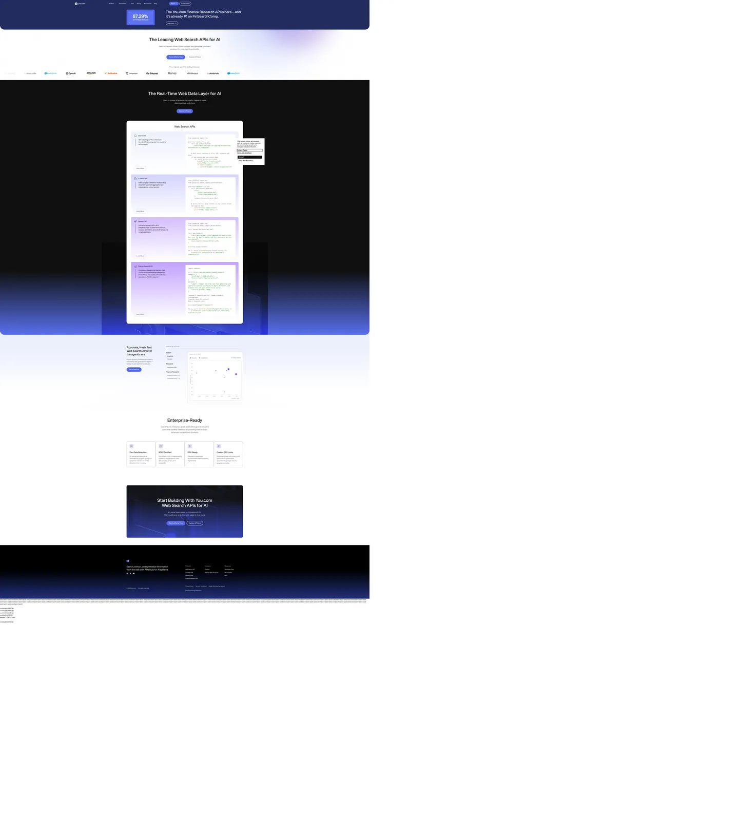 Screenshot of You.com's website at you.com
