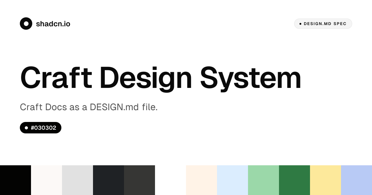 Craft Design System for React — UntitledSerif, beige #fcf9f7, 19 components