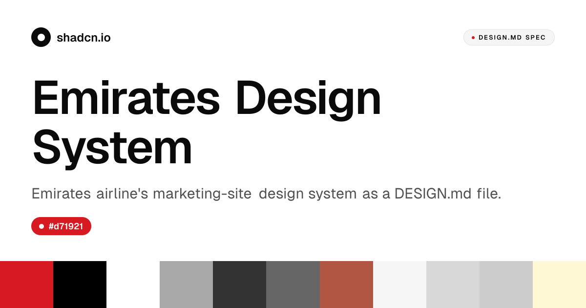 Emirates Design System for React — crimson red, Emirates-Bold, 16 ...