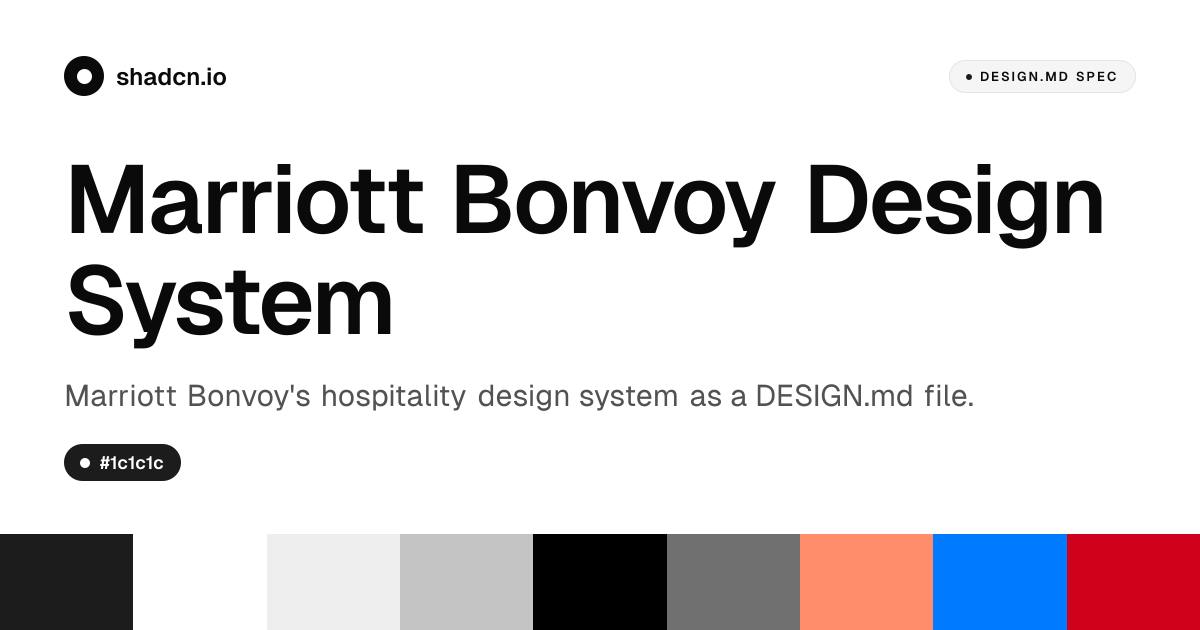 Marriott Bonvoy Design System for React — Swiss-721, 52px pill CTAs, 18 ...