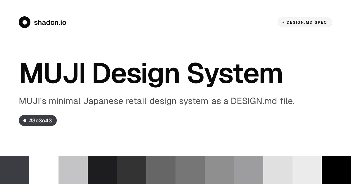 MUJI Design System for React — Helvetica, red #7f0019, 22 components