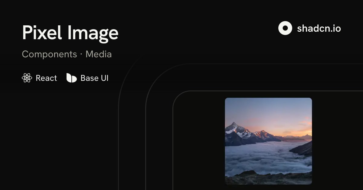 Pixel Image Reveal for React: A Mosaic Fade-In