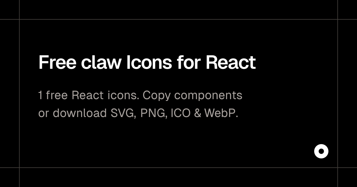 Free claw Icons for React
