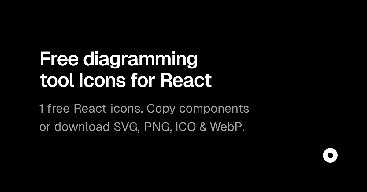 Free diagramming tool Icons for React