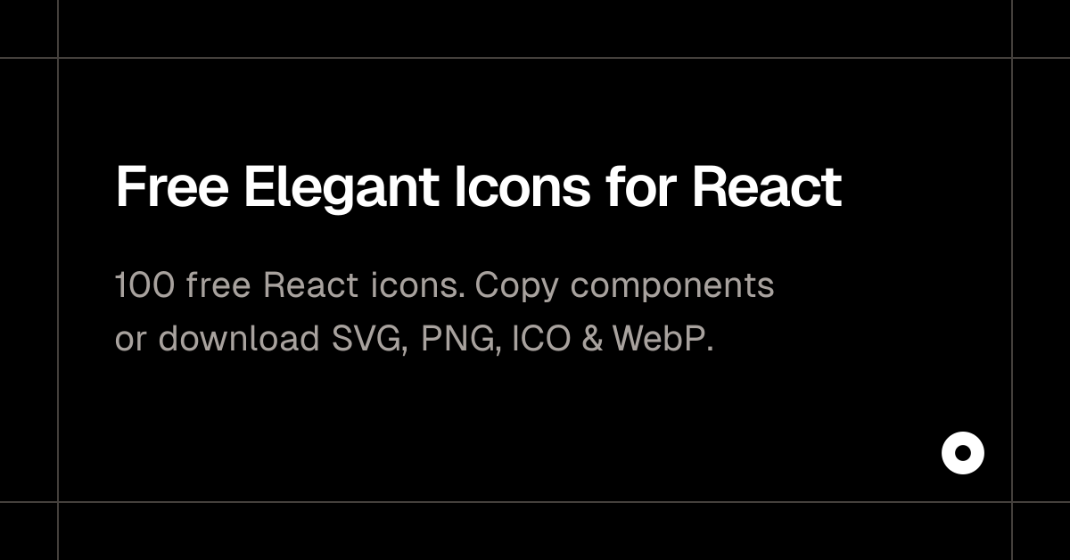 Free Elegant Icons for React
