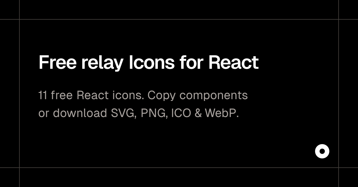 Free relay Icons for React