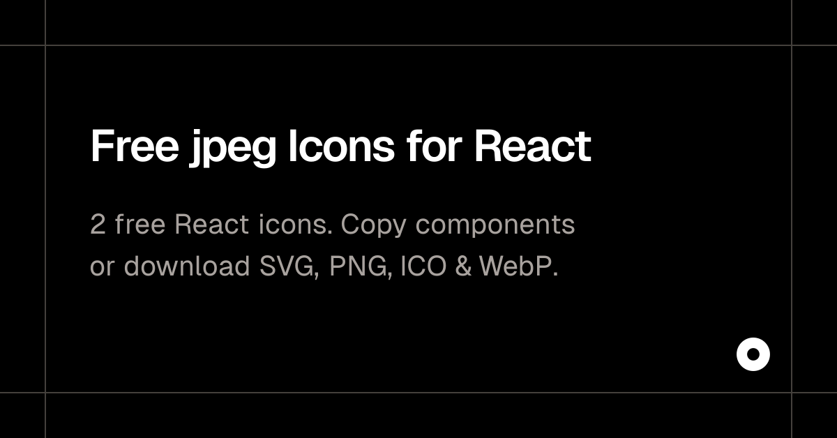 Free jpeg Icons for React