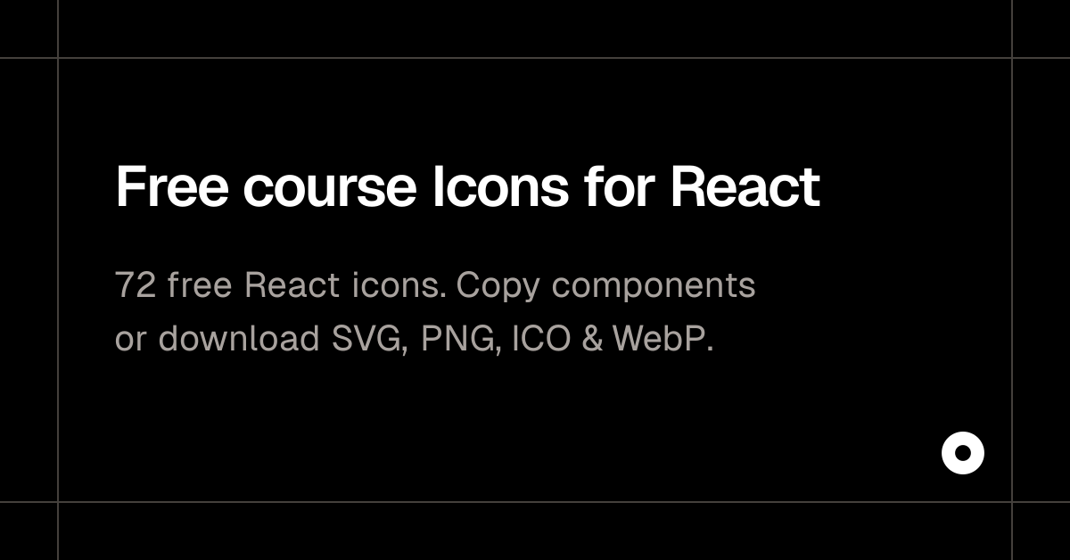 Free course Icons for React
