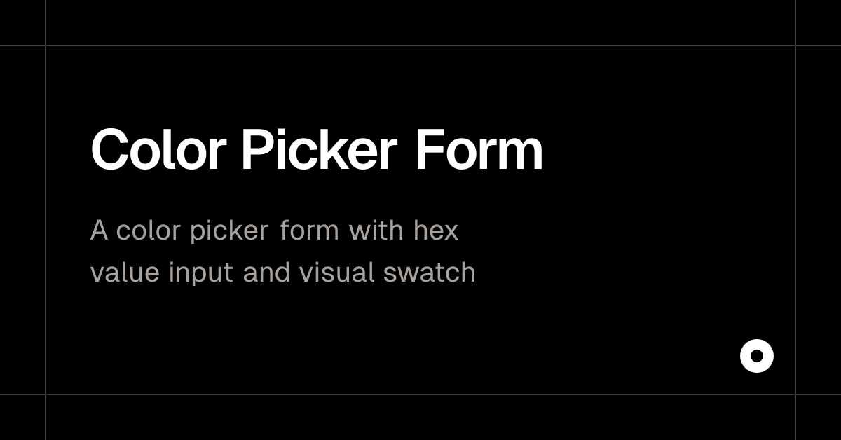 Color Picker Form