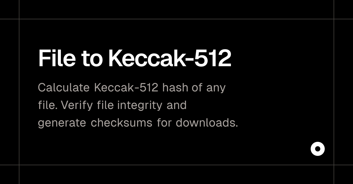 File to Keccak-512