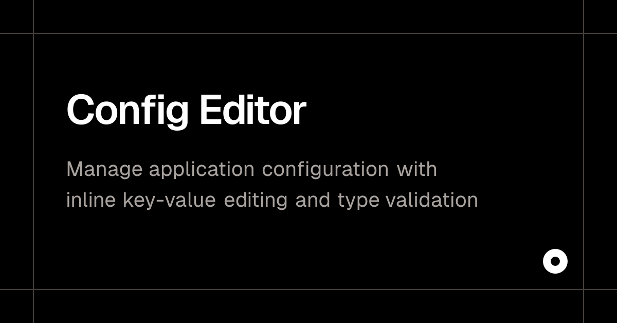 Config Editor