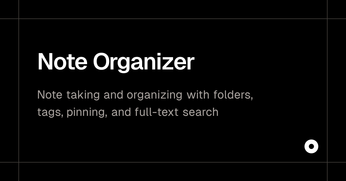 Note Organizer