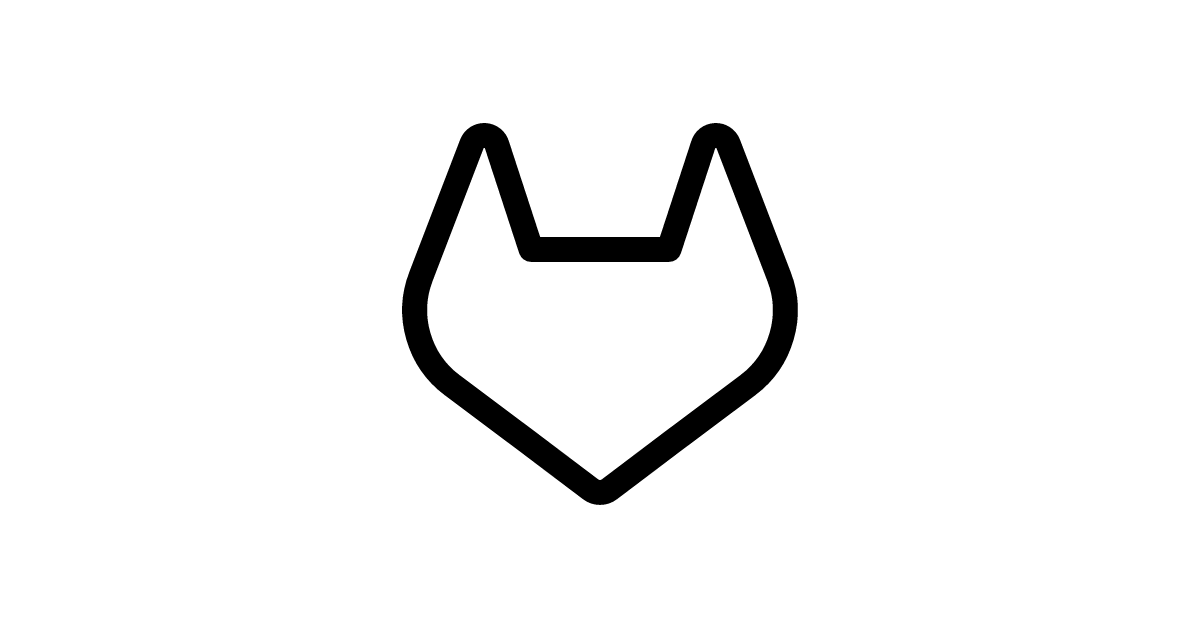 Gitlab Fill Icon SVG from Akar