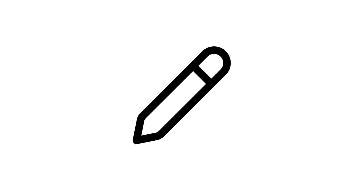 Pencil Icon - Akar Icons