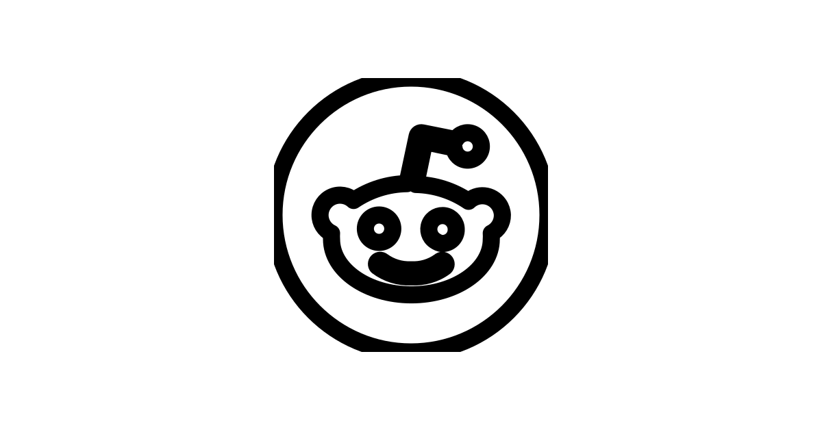 Reddit Fill Icon - Akar Icons
