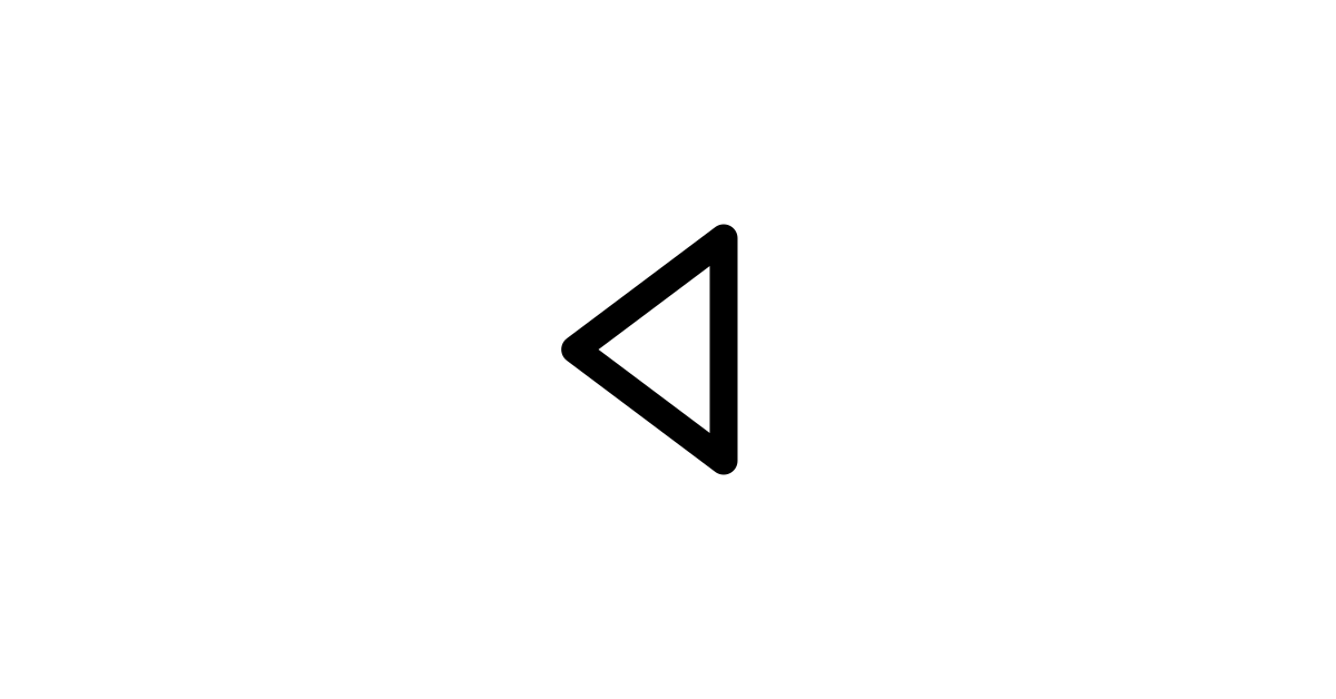 Triangle Left Icon SVG from Akar