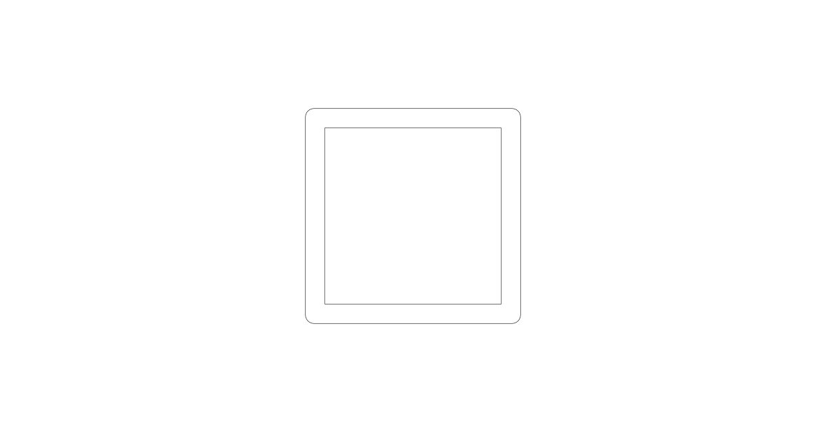 Border Outlined Icon SVG from Ant Design