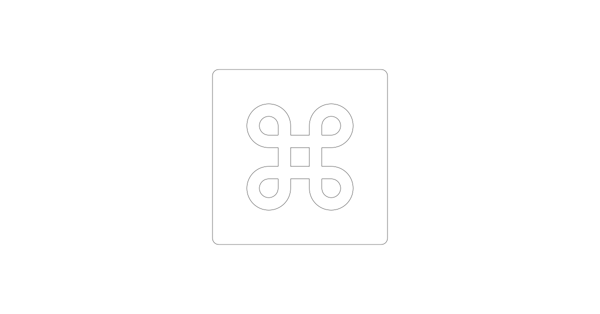Mac Command Filled Icon SVG from Ant Design