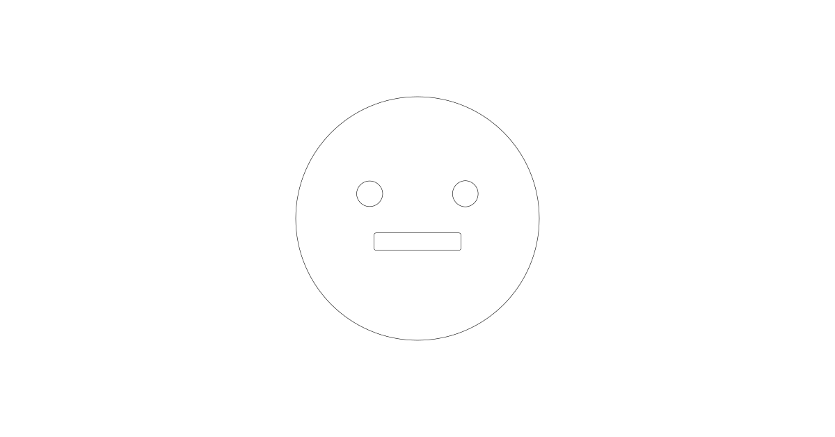 Meh Filled Icon SVG from Ant Design
