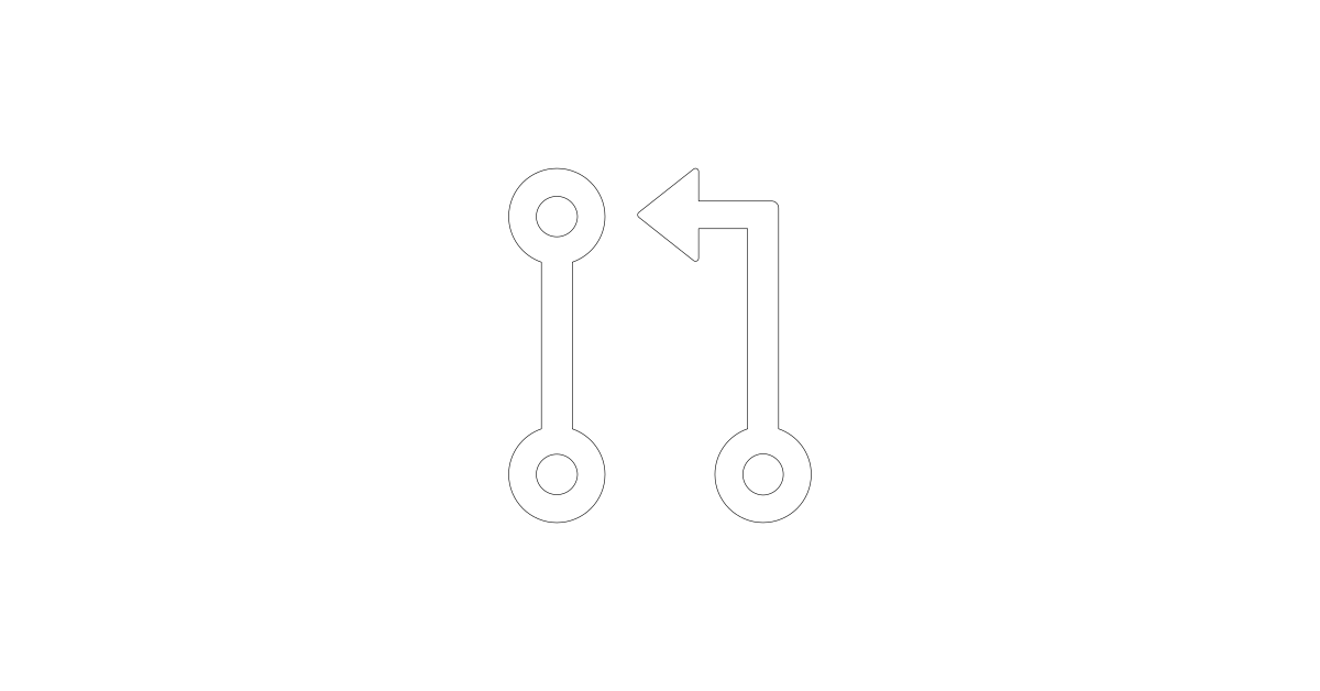 Pull Request Outlined Icon SVG from Ant Design