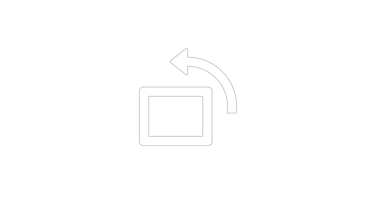 Rotate Left Outlined Icon SVG from Ant Design