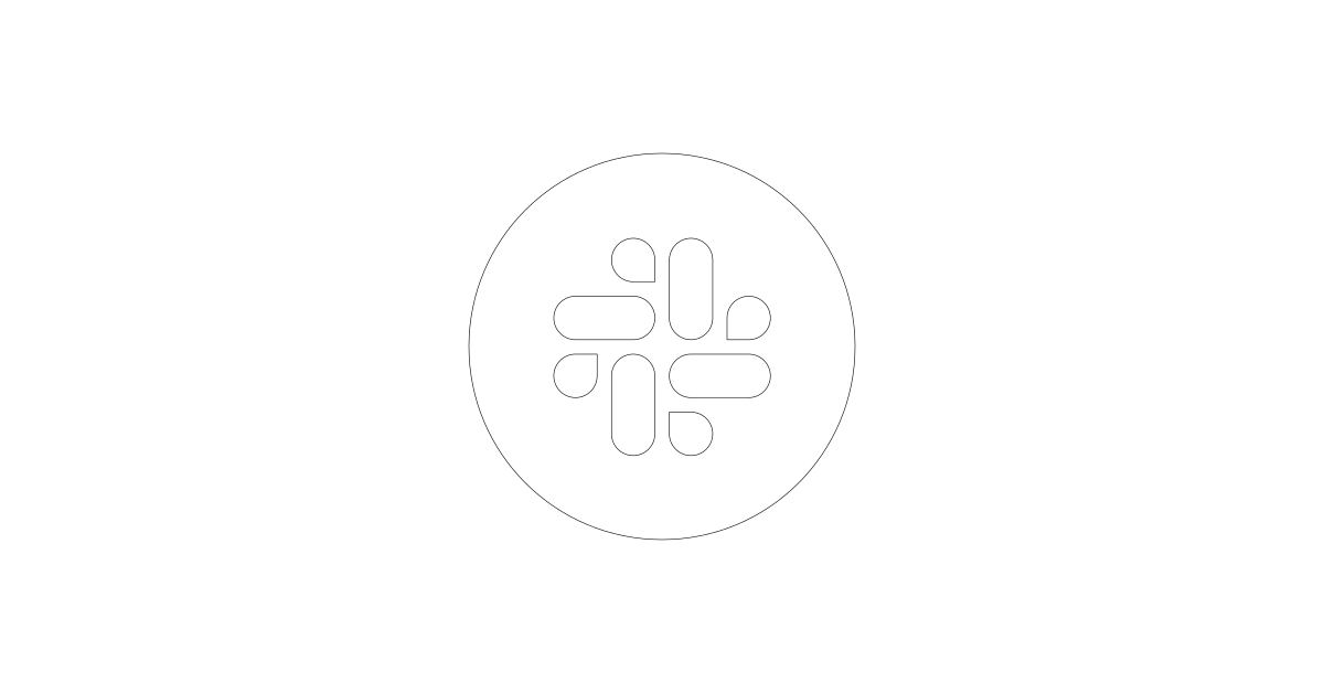 Slack Circle Filled Icon SVG from Ant Design
