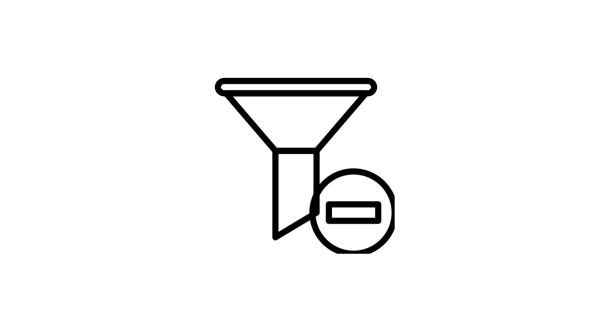 Clear Filters React Icon SVG