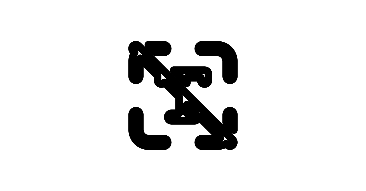 Scan Type Off 24 Regular React Icon SVG