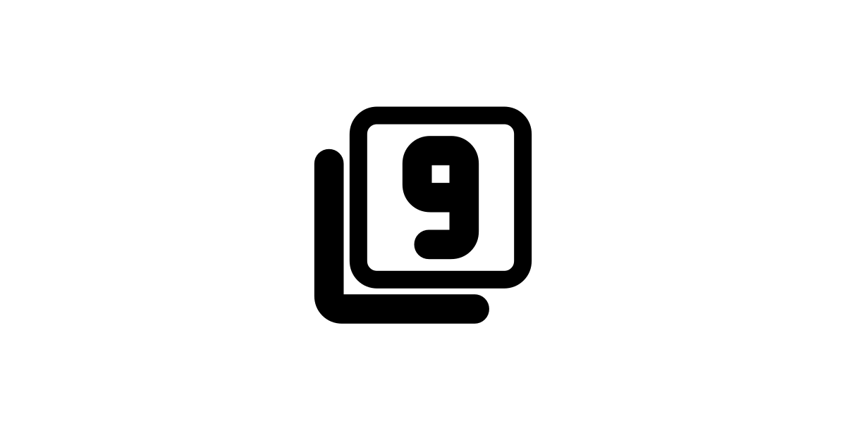 Filter 9 Rounded React Icon SVG