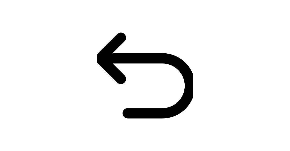 Interface Arrows Turn Backward Arrow Bend Curve Change Direction Return ...