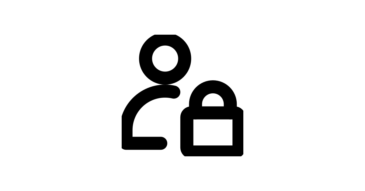 Interface User Lock Actions Lock Geometric Human Person Single Up User ...