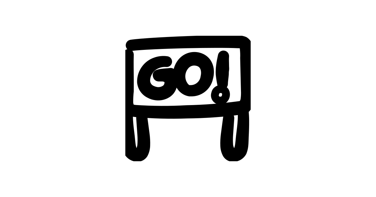 Product Launch Go Sign React Icon SVG
